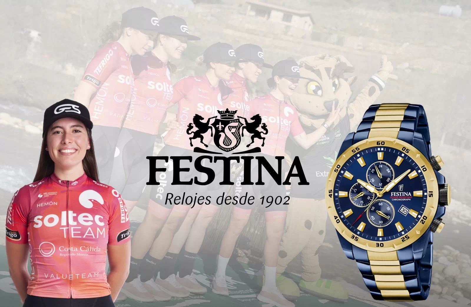 Festina vuelve al ciclismo para apoyar al Soltec Team Costa Cálida.