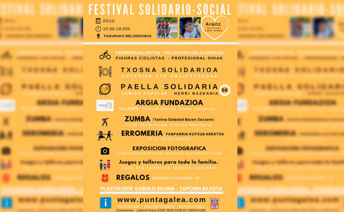 Festival Solidario Sociedad Ciclista Punta Galea 2019