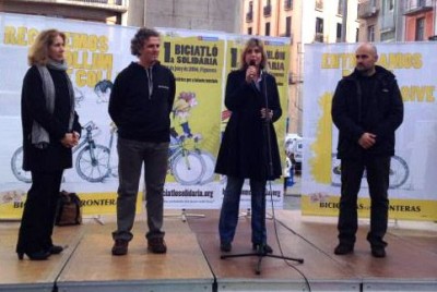 Figueres acoge la primera edición de la Biciathlón sin fronteras 