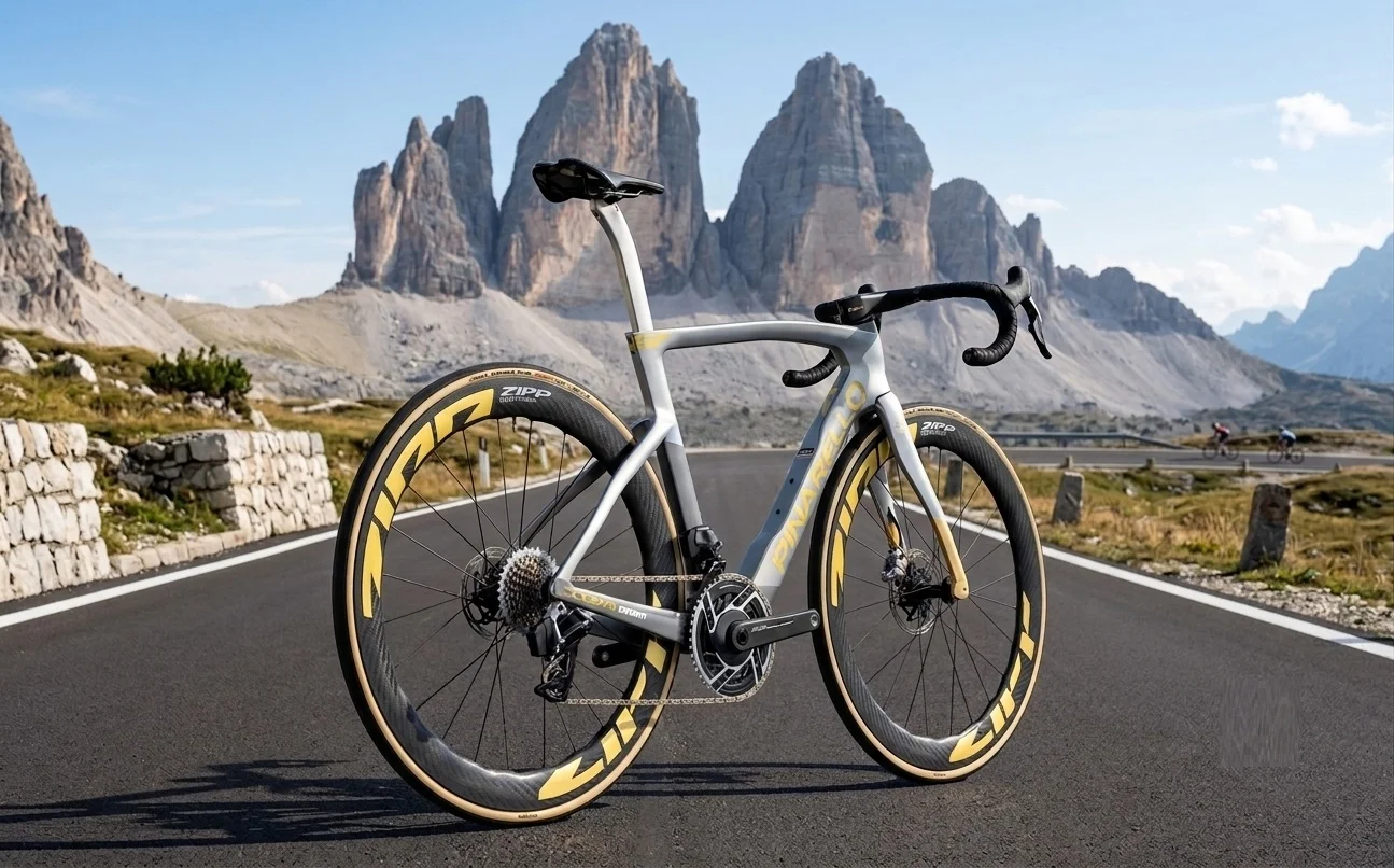 Filtrada la espectacular Pinarello Dogma F titanio y oro que buscará la gloria en el Tour de Francia 2026