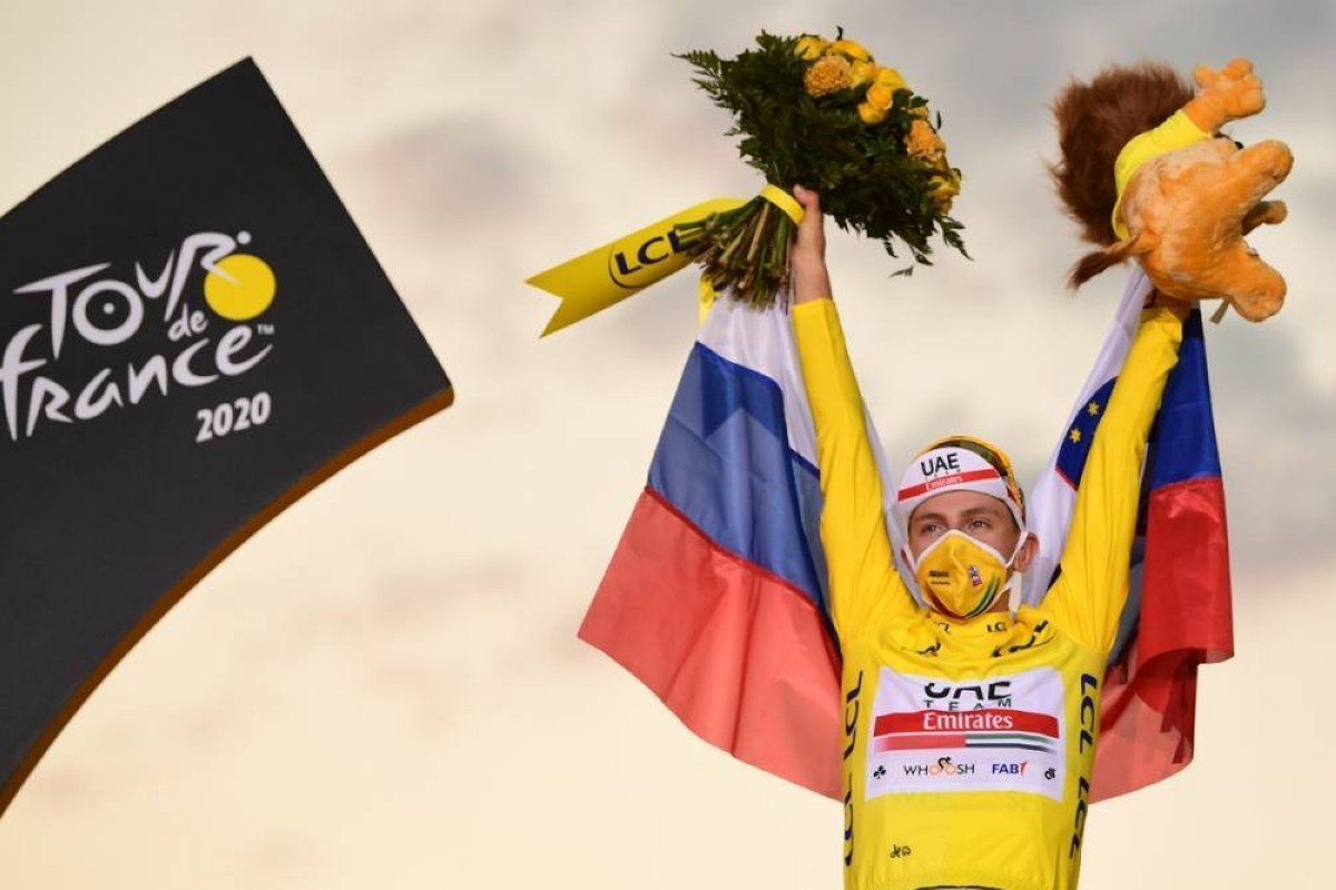 Finalizó el Tour de Francia 2020: Tadej Pogacar se corona en París a sus 21 años
