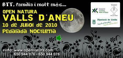 Open Natura: Pedalada Nocturna el 10 de Julio