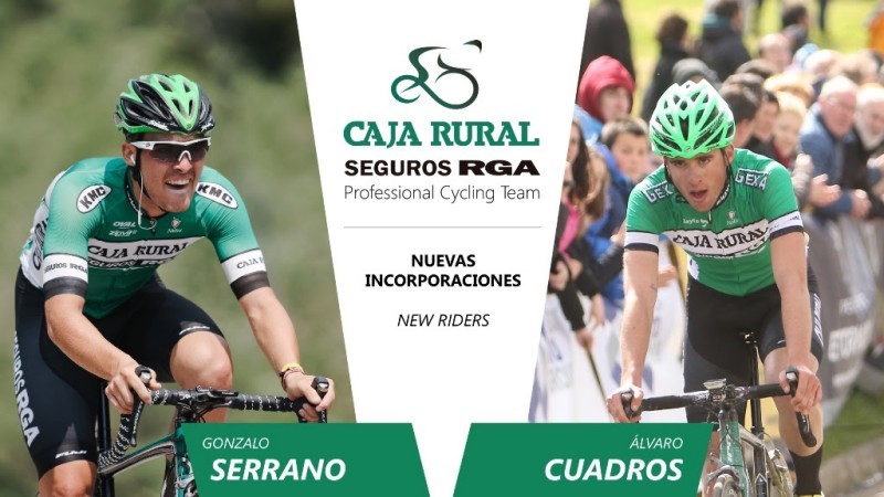 Gonzalo Serrano y Álvaro Cuadros suben al Caja Rural-Seguros RGA 