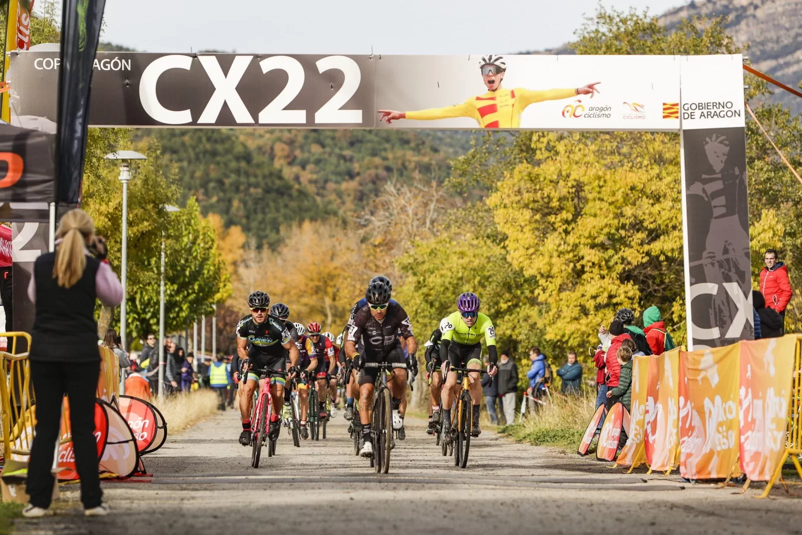 Gran estreno de Zona Zero Pirineos como como sede de la Copa Aragón de Ciclocross.