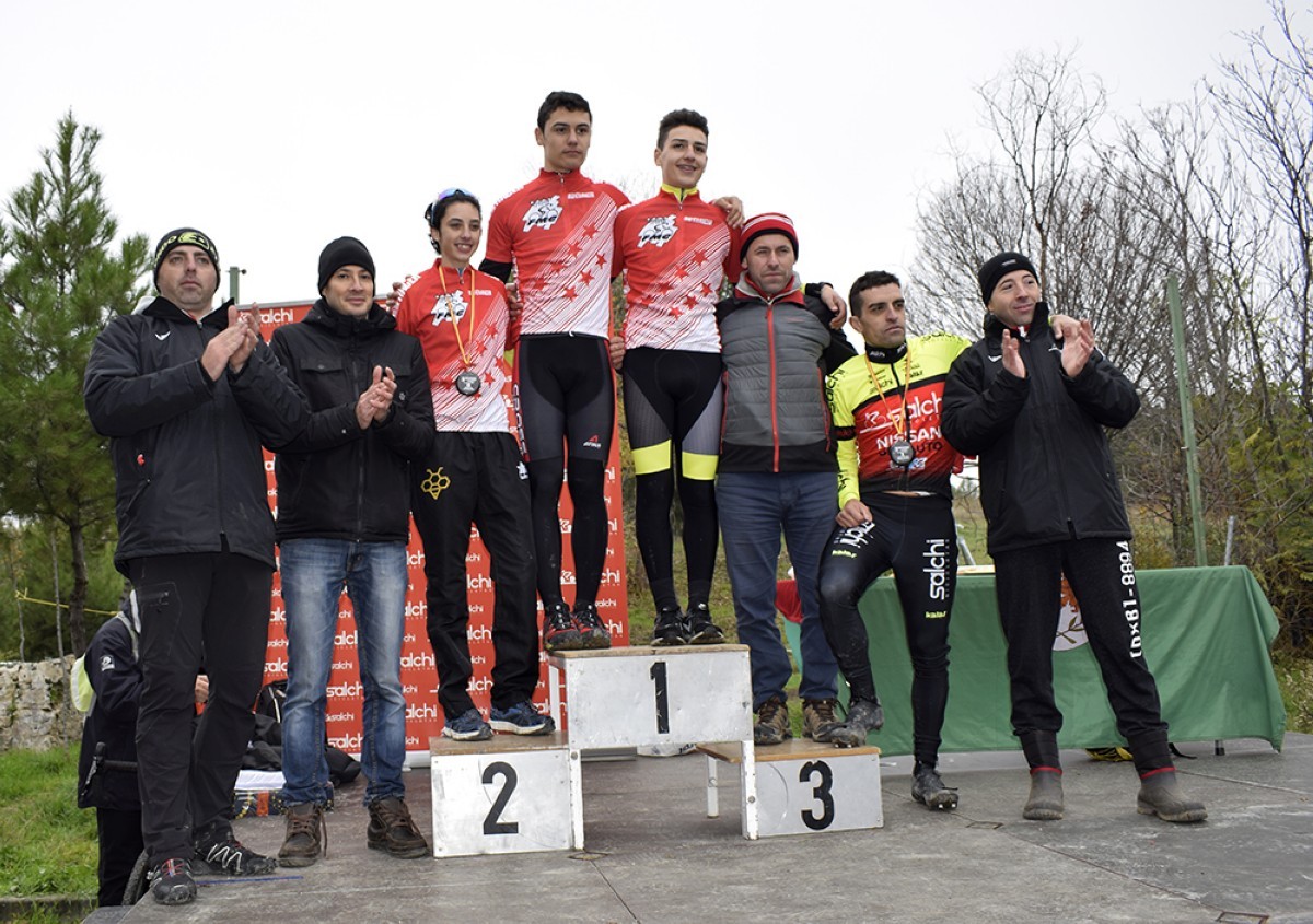 Grandes victorias de Cantalicio y Ortiz en el ciclocross de Coslada