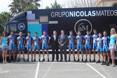 Puesta de largo del Grupo ciclista Nicolas Mateos