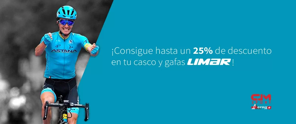 Hasta un 25% de descuento en tu pack de casco + gafas Limar