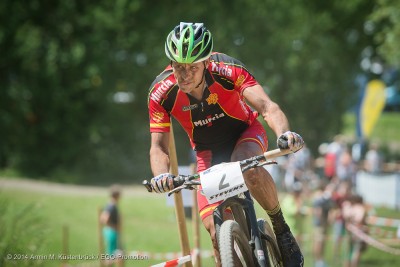 Hermida terminó noveno en los europeos de MTB