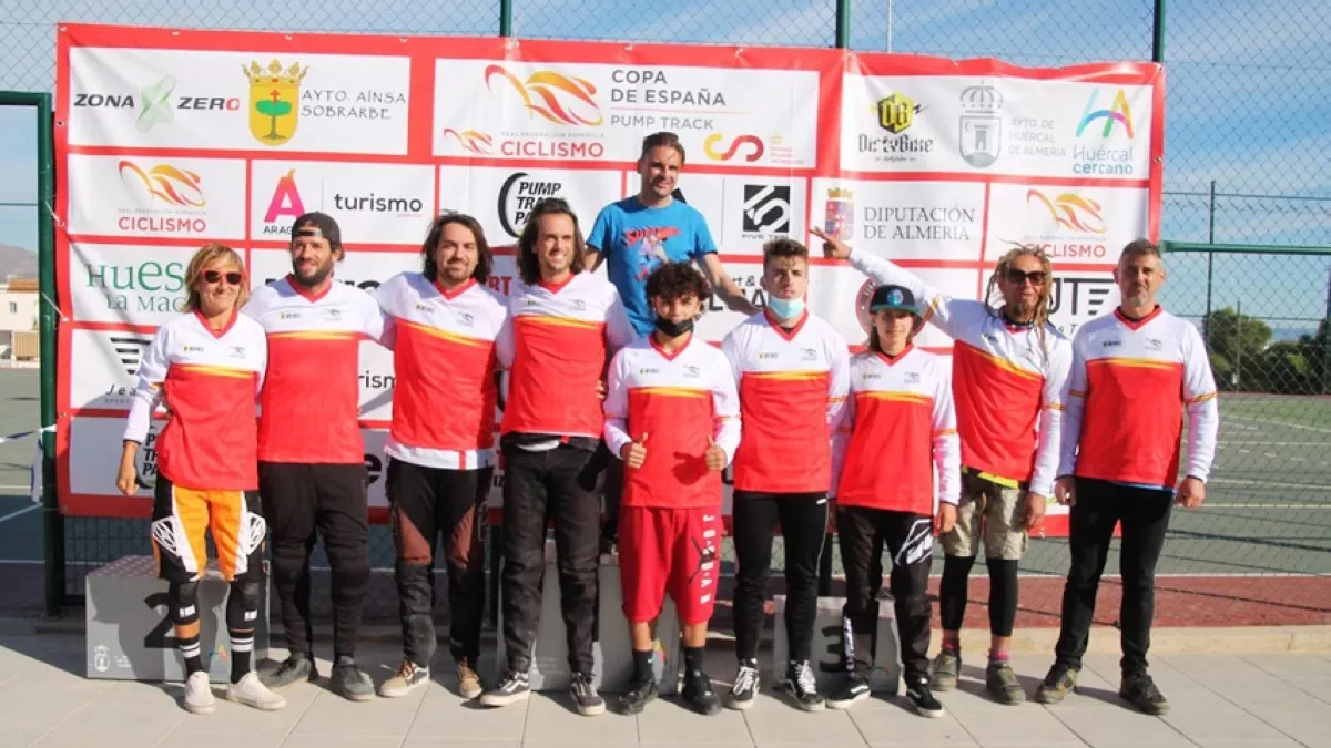 Huércal de Almería decidió a los campeones de la Copa de España de Pump Track