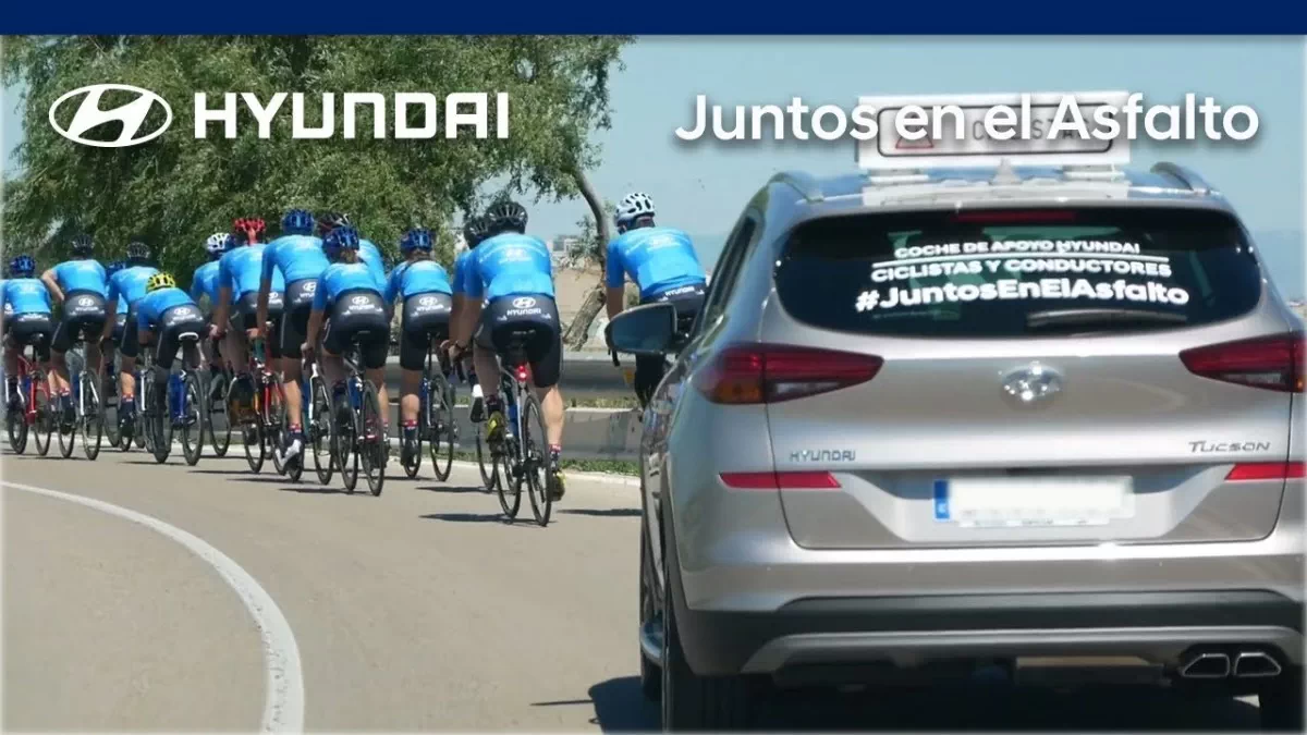 Hyundai presenta su campaña #JuntosEnElAsfalto para ayudar a los ciclistas en la carretera