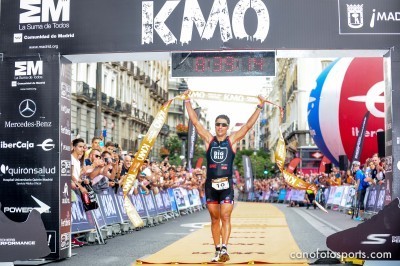 Héctor Guerra vencedor del primer triatlón KM0 de Madrid