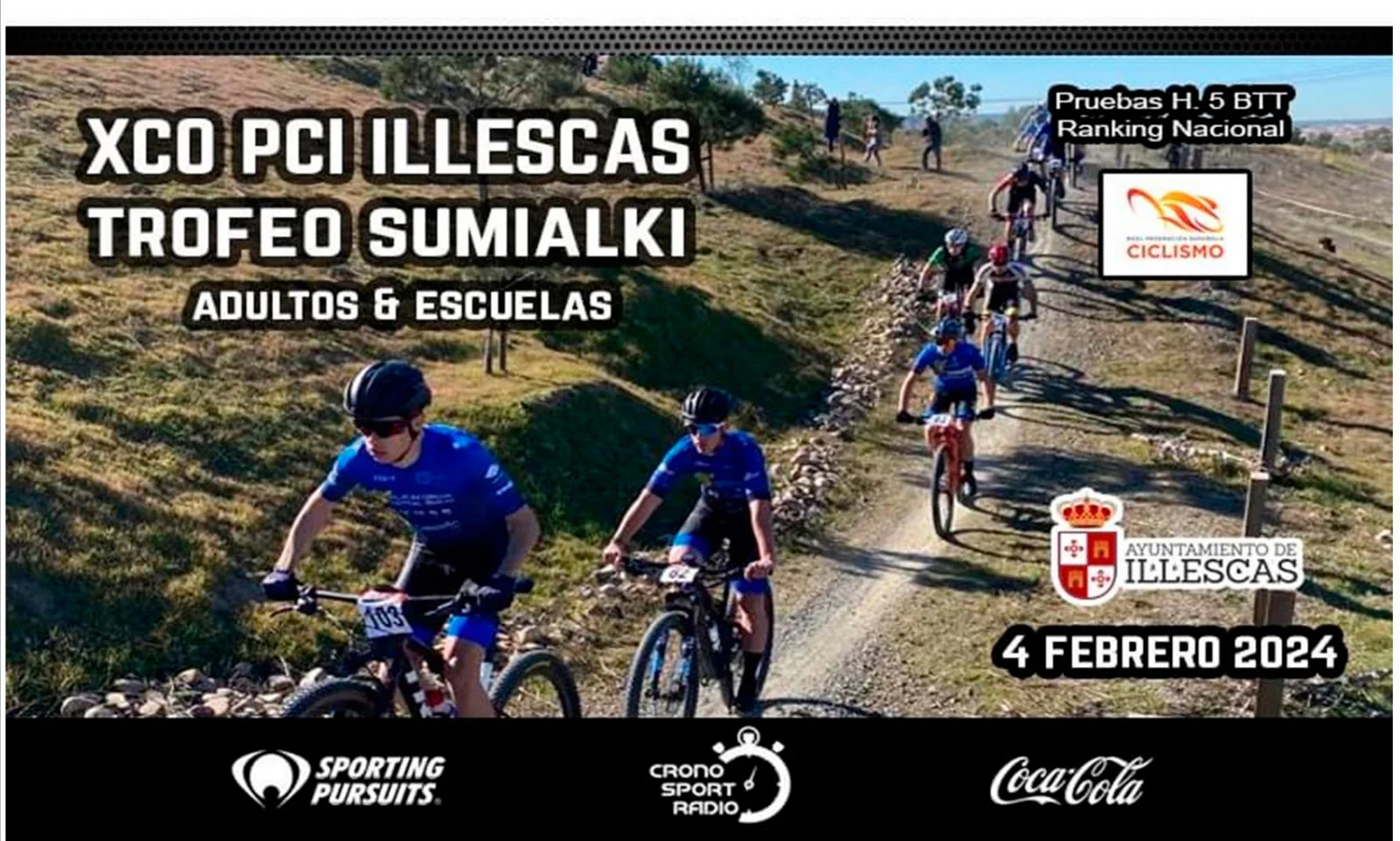 Illescas dará comienzo a la  SuperCup MTB XCO 2024 con siete pruebas del mejor MTB