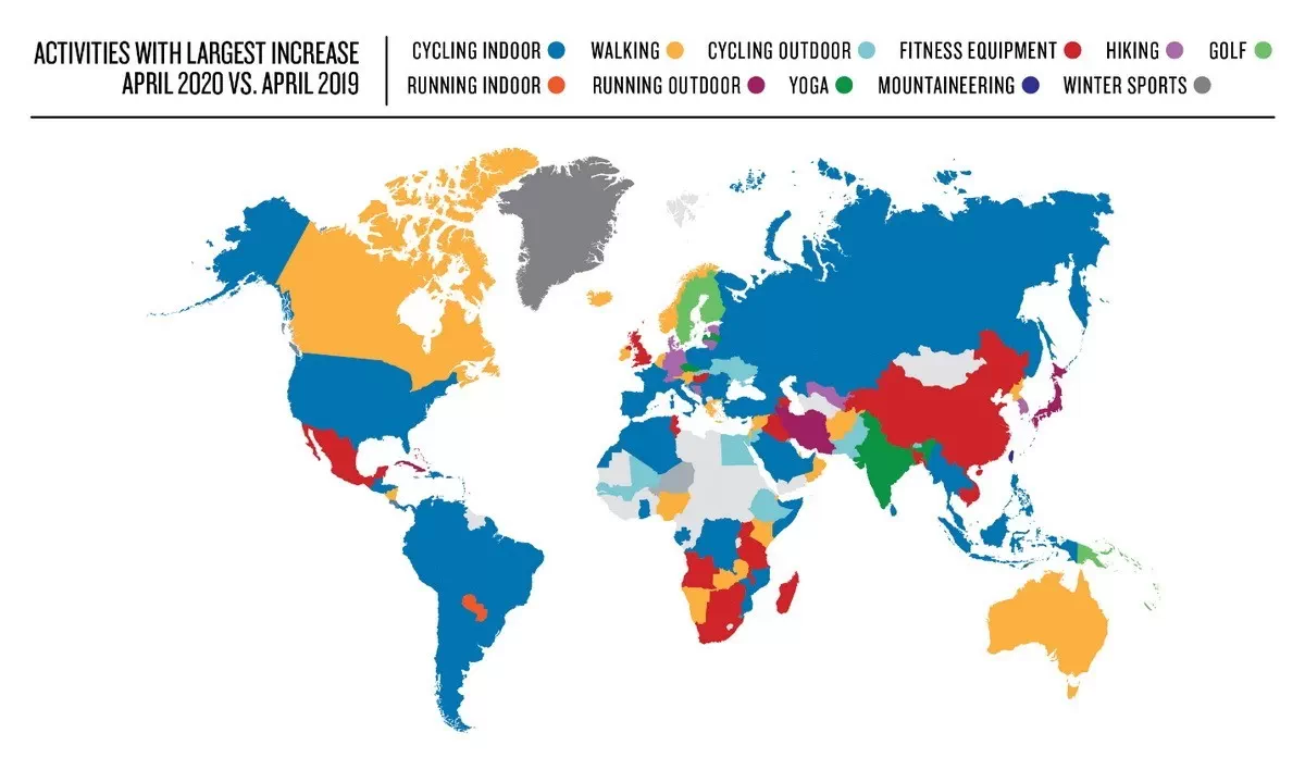 Informe Garmin: El ciclismo indoor la actividad deportiva que más crece durante la pandemia