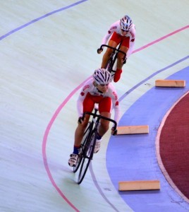 Inicio de los entrenamientos de pista en el Velódromo de Galapagar