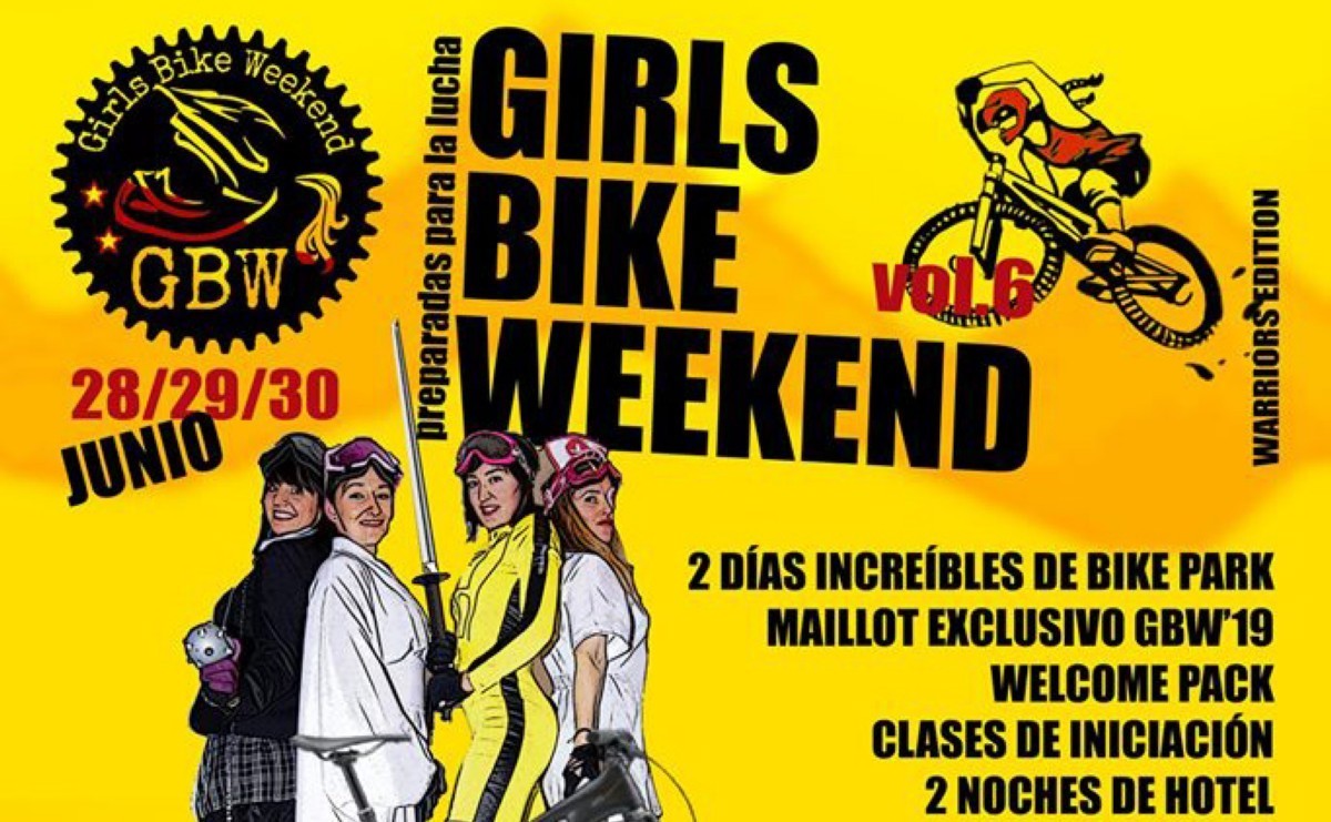 Inscripciones abiertas para el Girls Bike Weekend 2019