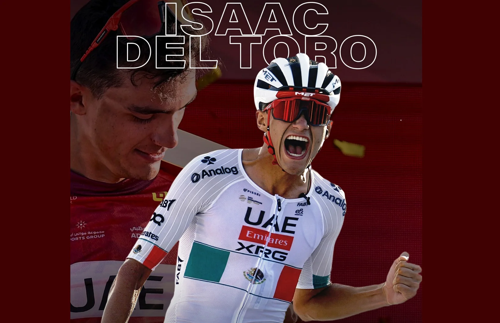 Isaac del Toro y sus Scicon Aeroshade dominan el UAE Tour