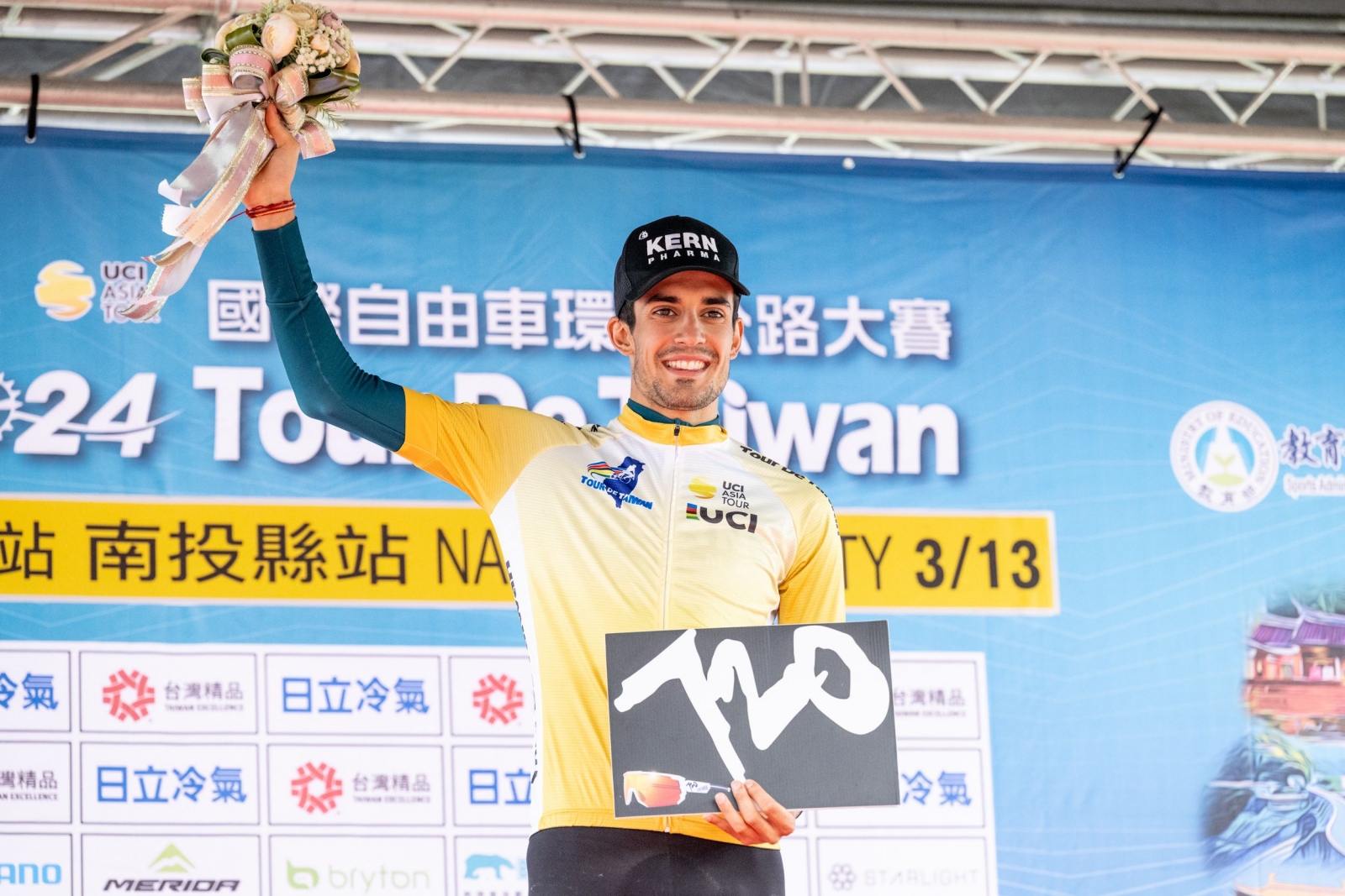 Iván Cobo se convierte en el nuevo líder del Tour de Taiwán