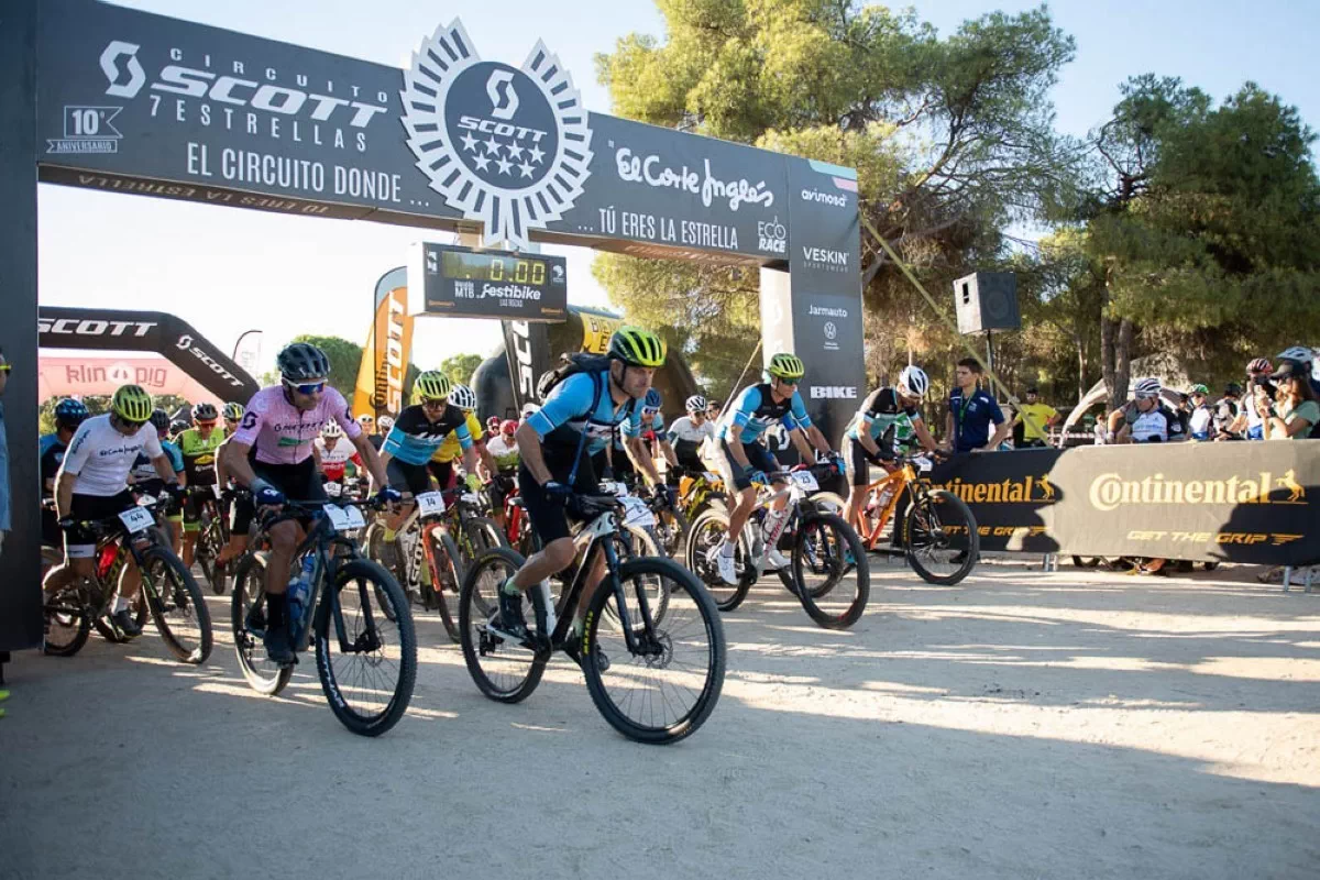 Iván Coca y Teba Ginestal fueron los mejores en el XIV Maratón MTB de Las Rozas