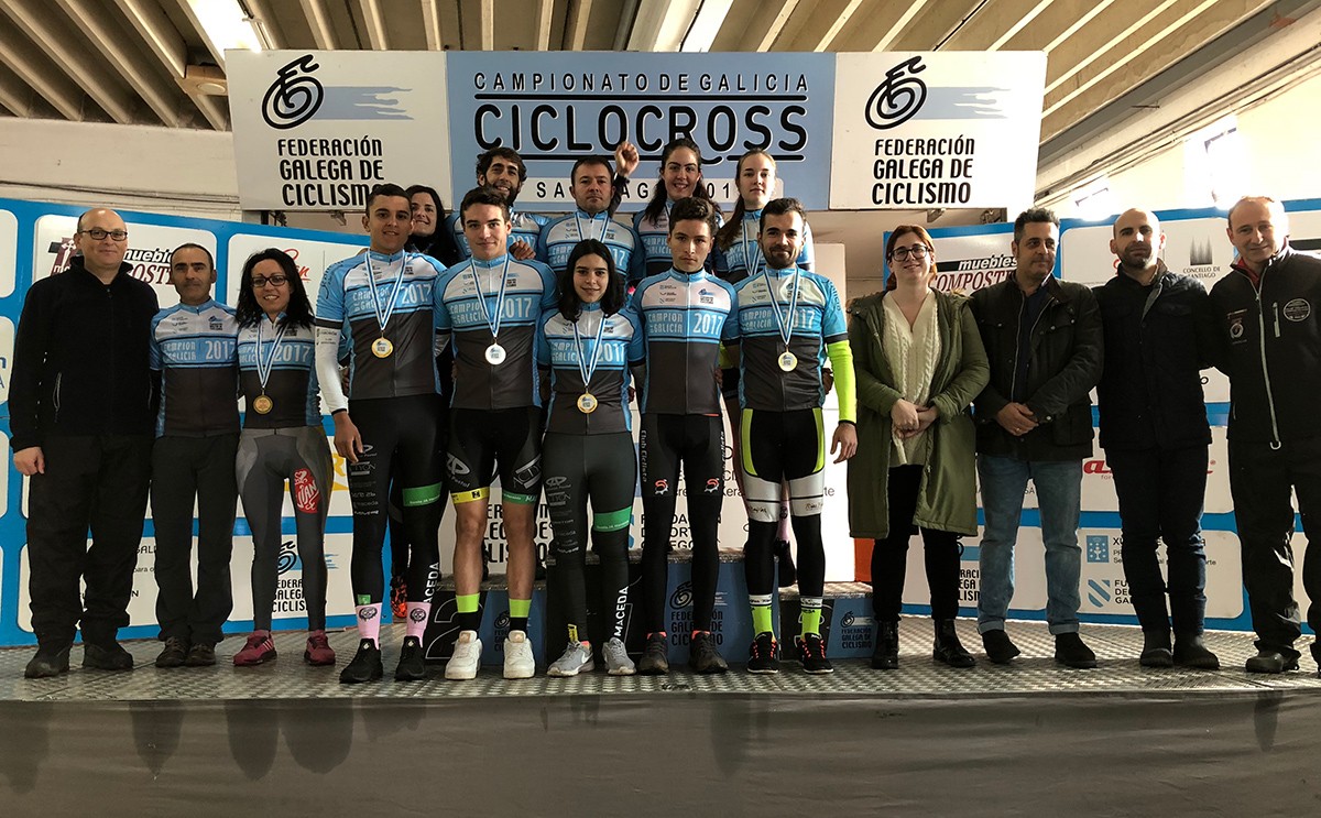 Iván Feijoo e Irene Trabazo se coronaron campeones de Galicia de CX