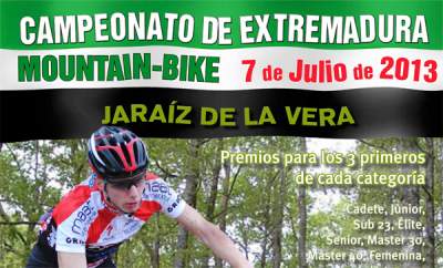 Jaraiz de la Vera acoge el Campeonato de Extremadura de MTB