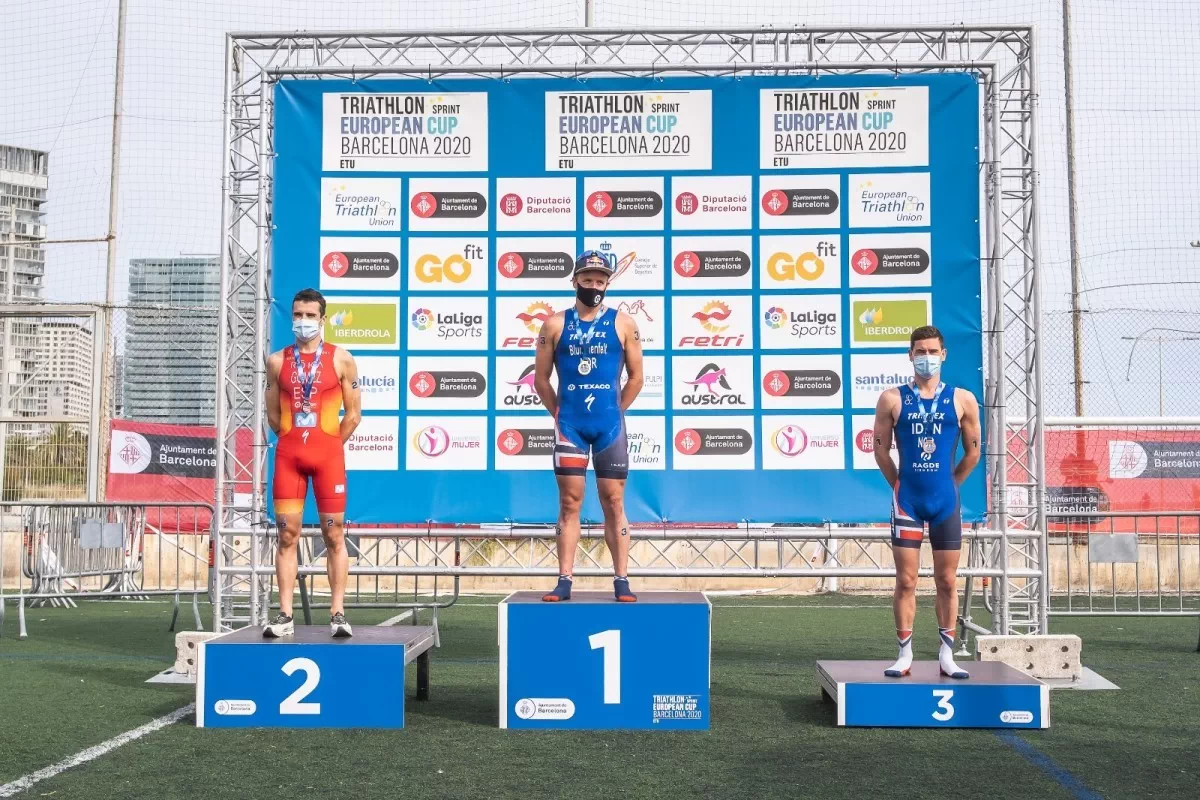 Javier Gómez Noya y Anna Godoy logran la plata en la Copa de Europa de Triatlón