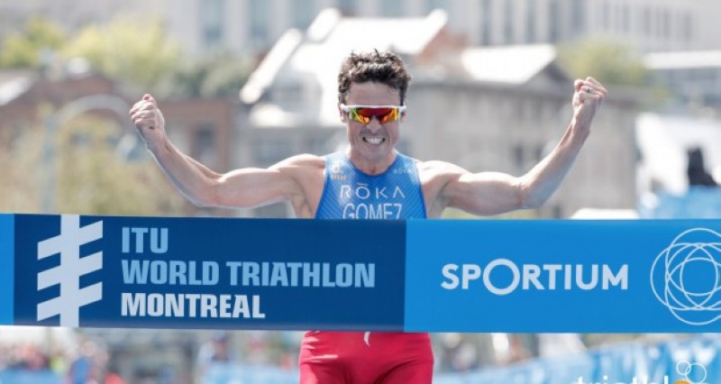 Javier Gómez Noya logra el oro en las Series mundiales de Montreal