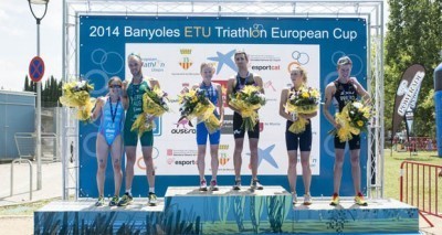 Jesús Gomar octavo en la Copa de Europa ETU de Triatlón de Banyoles