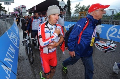 Joaquim Rodriguez dice adios a su sueño tras una caída