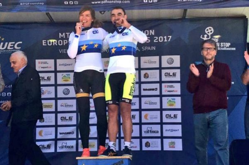 Joseba Albizu y Sandra Jordá campeones de Europa de Ultramaratón