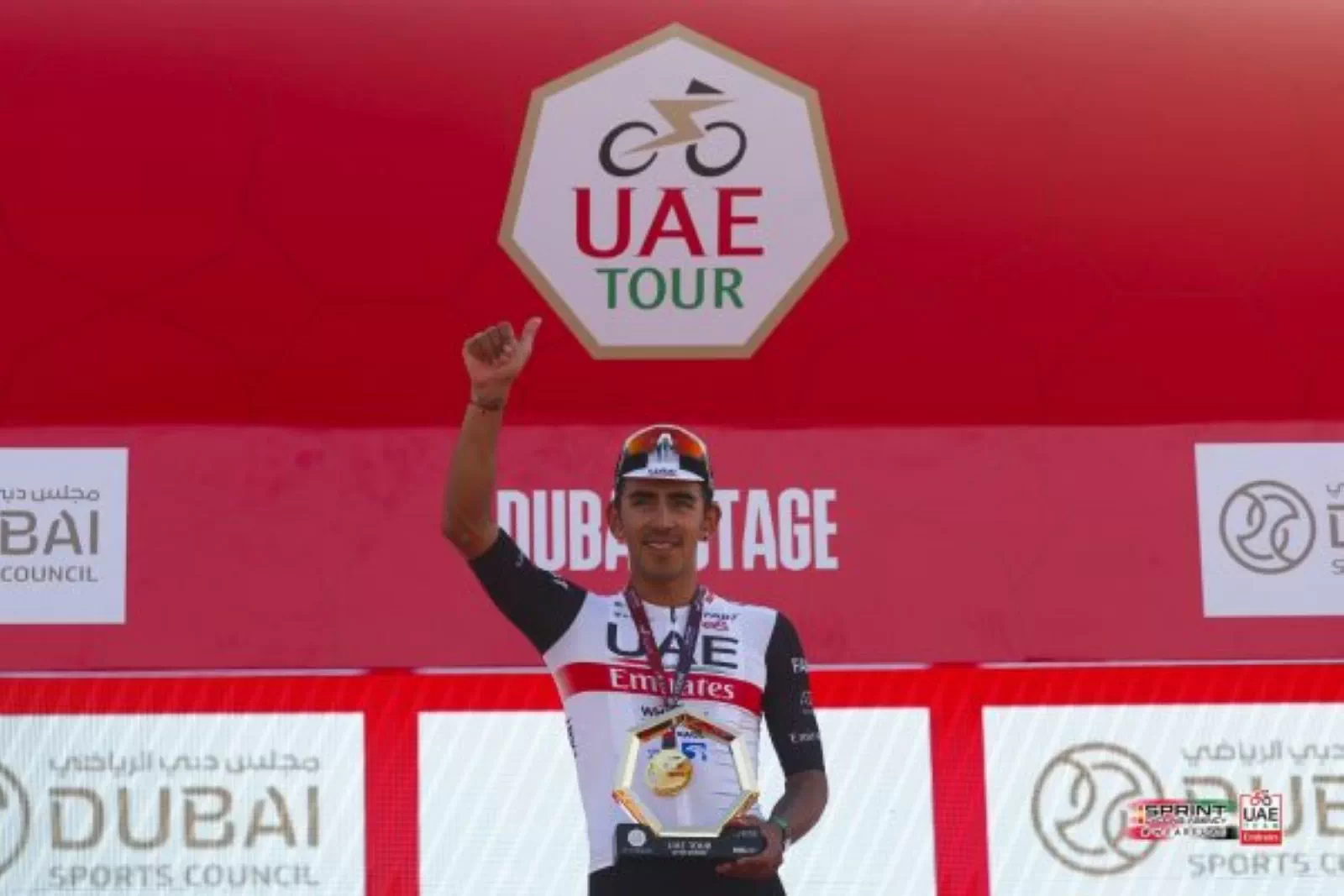 Juan Sebastián Molano el más rápido en la cuarta del UEA Tour