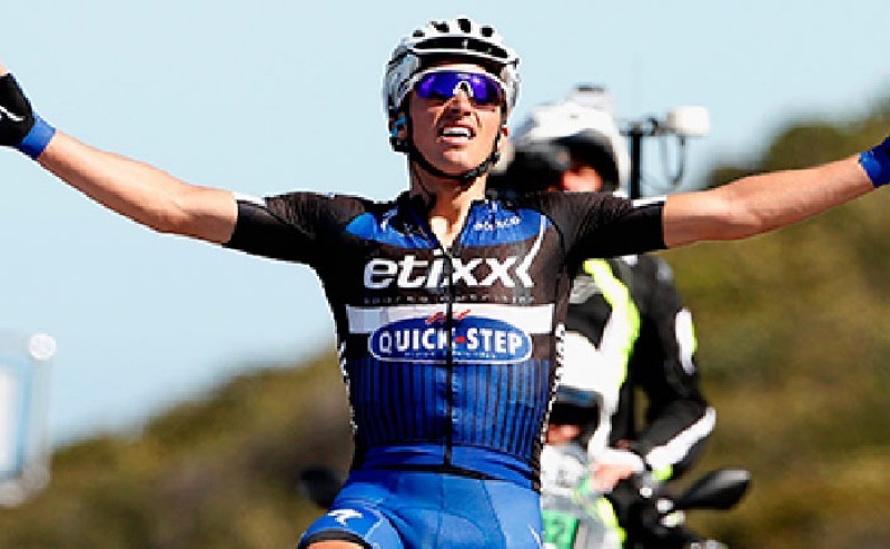 Julian Alaphilippe se viste de líder en el Tour de California