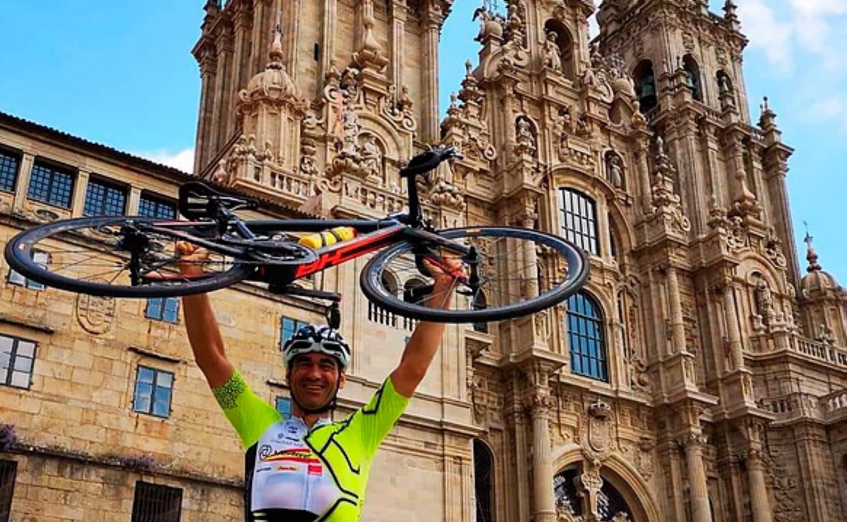 Julian Sanz logra el reto y baja de las 24h en el Camino de Santiago