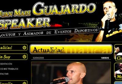 Juán María Guajardo estrena nueva web