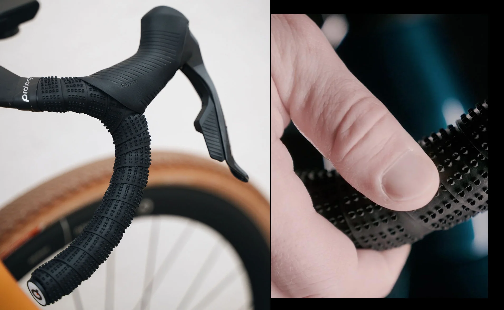La cinta de manillar Prologo OctoTouch 3D diseñada para la absorción de vibraciones 