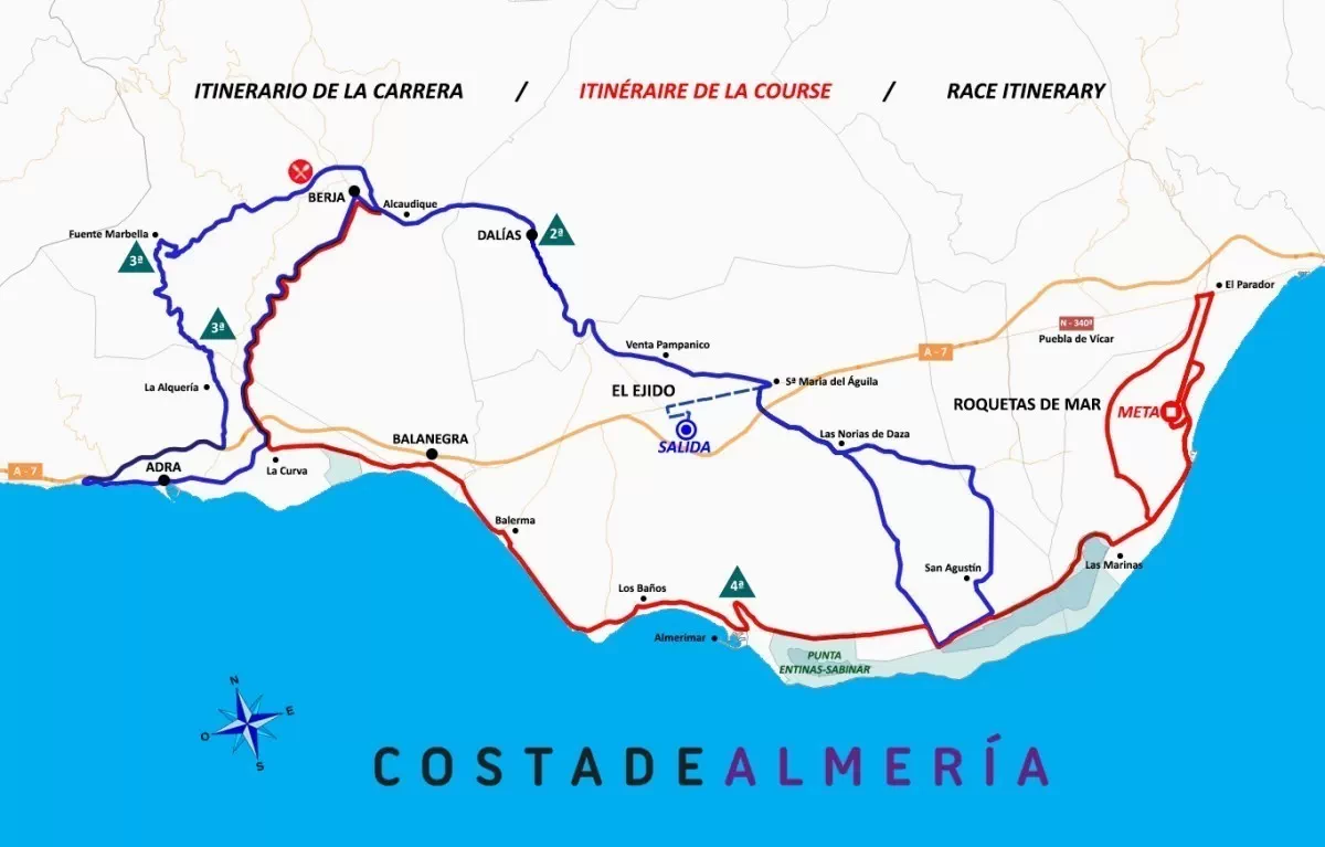 La Clásica de Almería 2022 contará con un recorrido pensado para velocistas