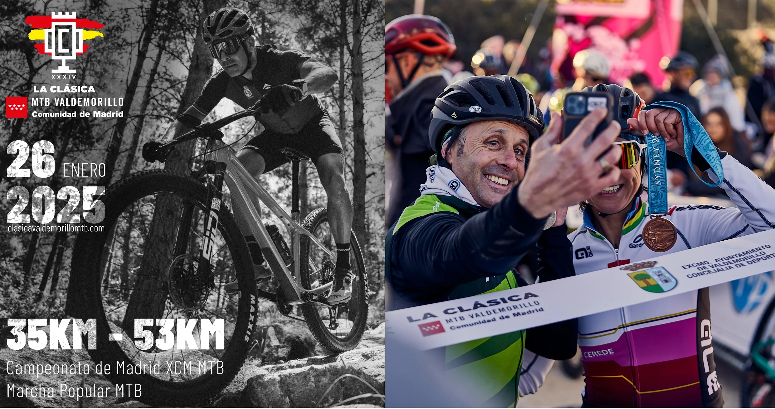 La Clásica de Valdemorillo vestirá a los campeones de Madrid de MTB Maratón 2025 este domingo