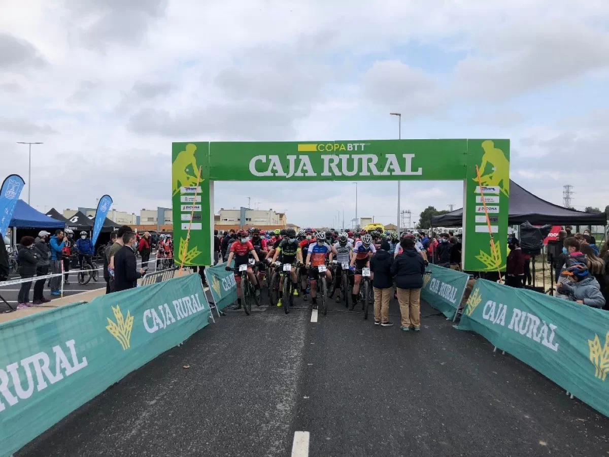 La Copa Caja Rural BTT 2021 comenzó en Caparroso con la primera puntuable