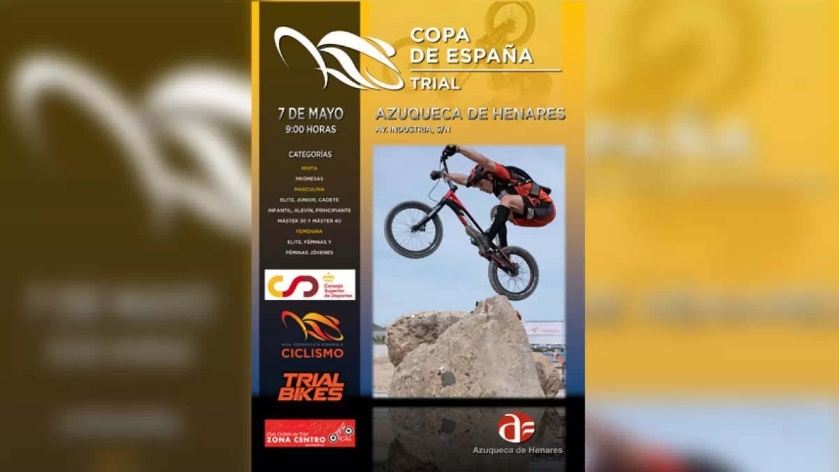 La Copa de España de Trial llega a su ecuador este sábado en Azuqueca de Henares