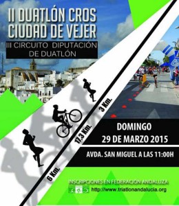 La II cita del III Circuito Provincial de Duatlón Cros en Vejer