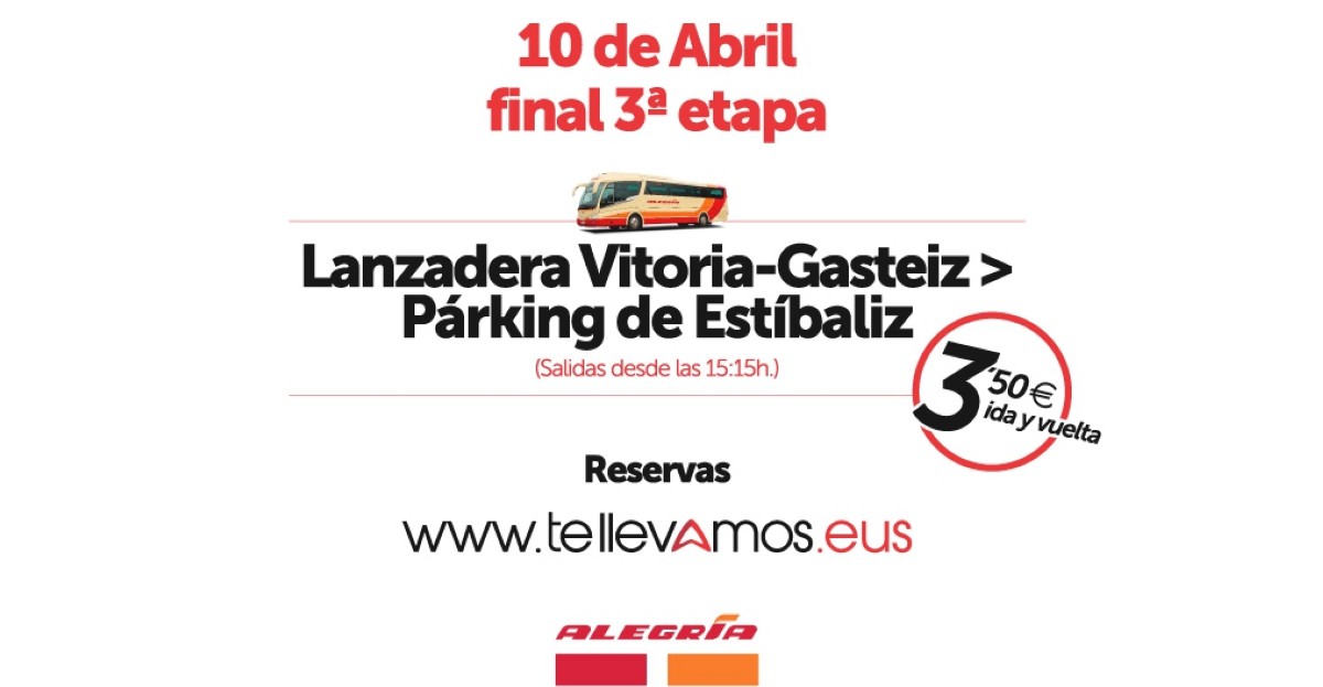 La Itzulia prepara un servicio de autobuses para ver el final de la tercera etapa