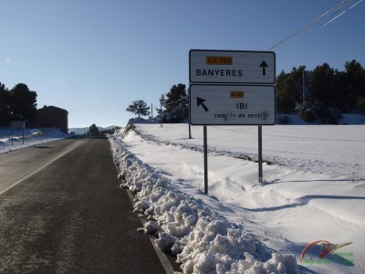 La Nieve hace susupender las pruebas de Banyeres