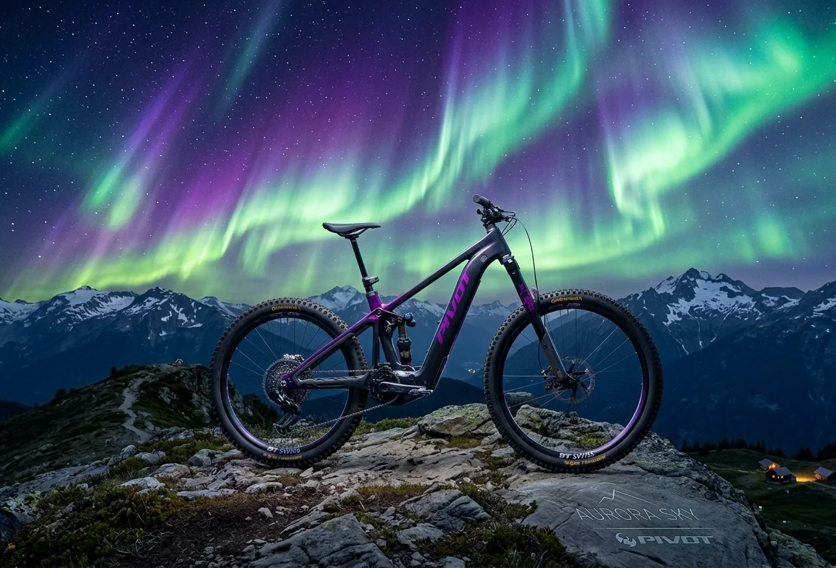 La nueva Pivot Shuttle LT Aurora Sky desata todo el poder e-MTB en terrenos extremos