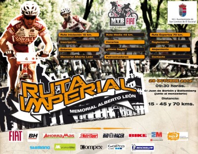 La V Ruta Imperial - MTB 4 Estaciones llega al Escorial