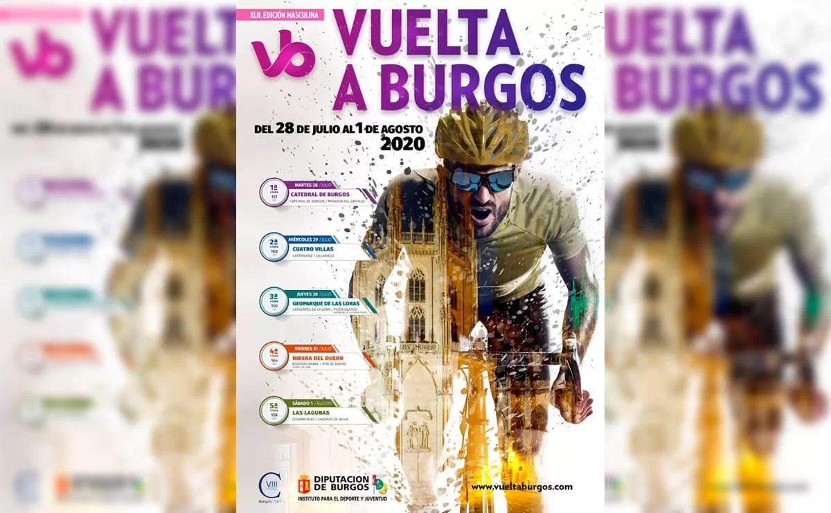 La Vuelta a Burgos 2020 presenta un espectacular cartel oficial