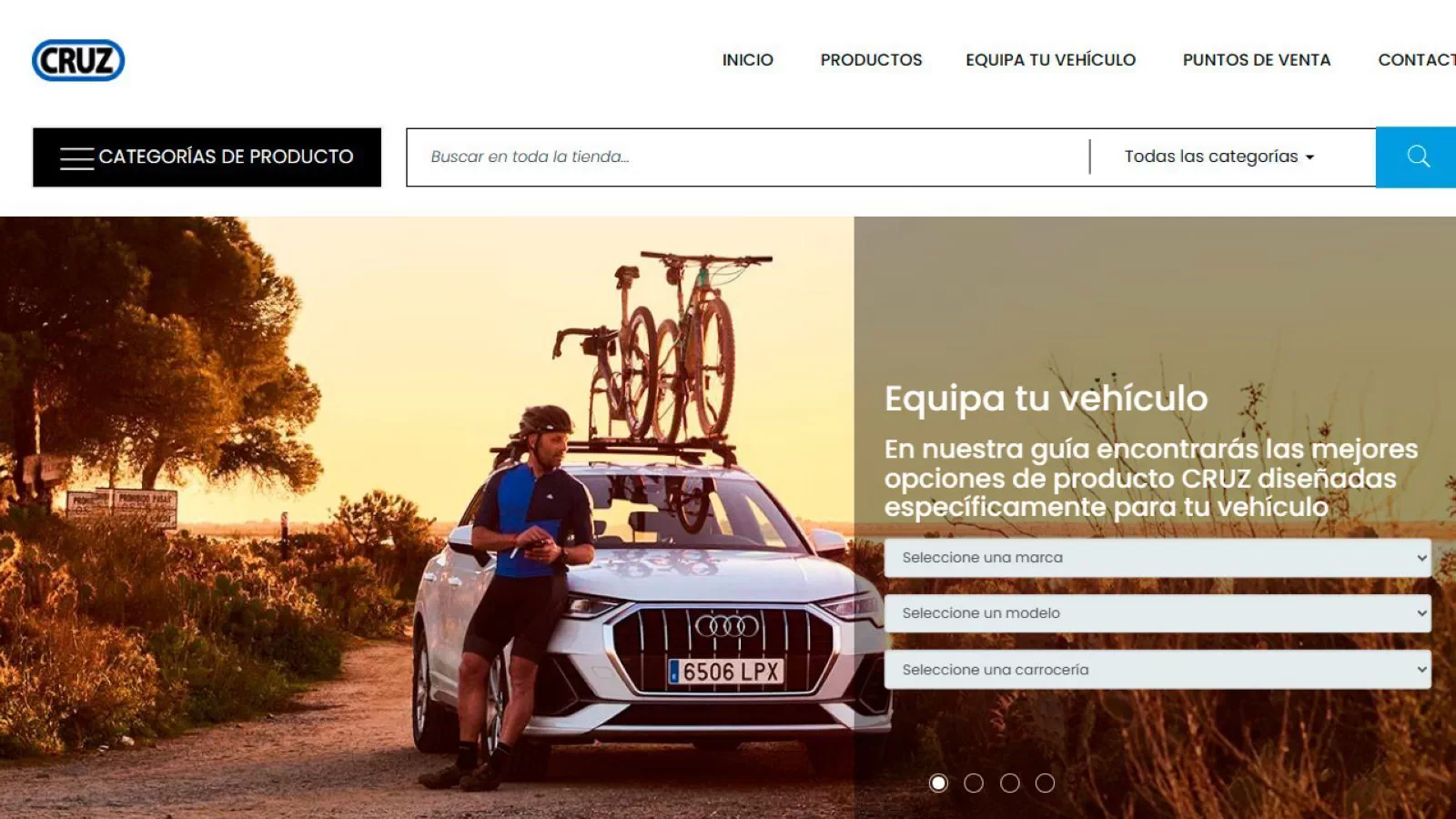 Lanzada la nueva web de productos CRUZ