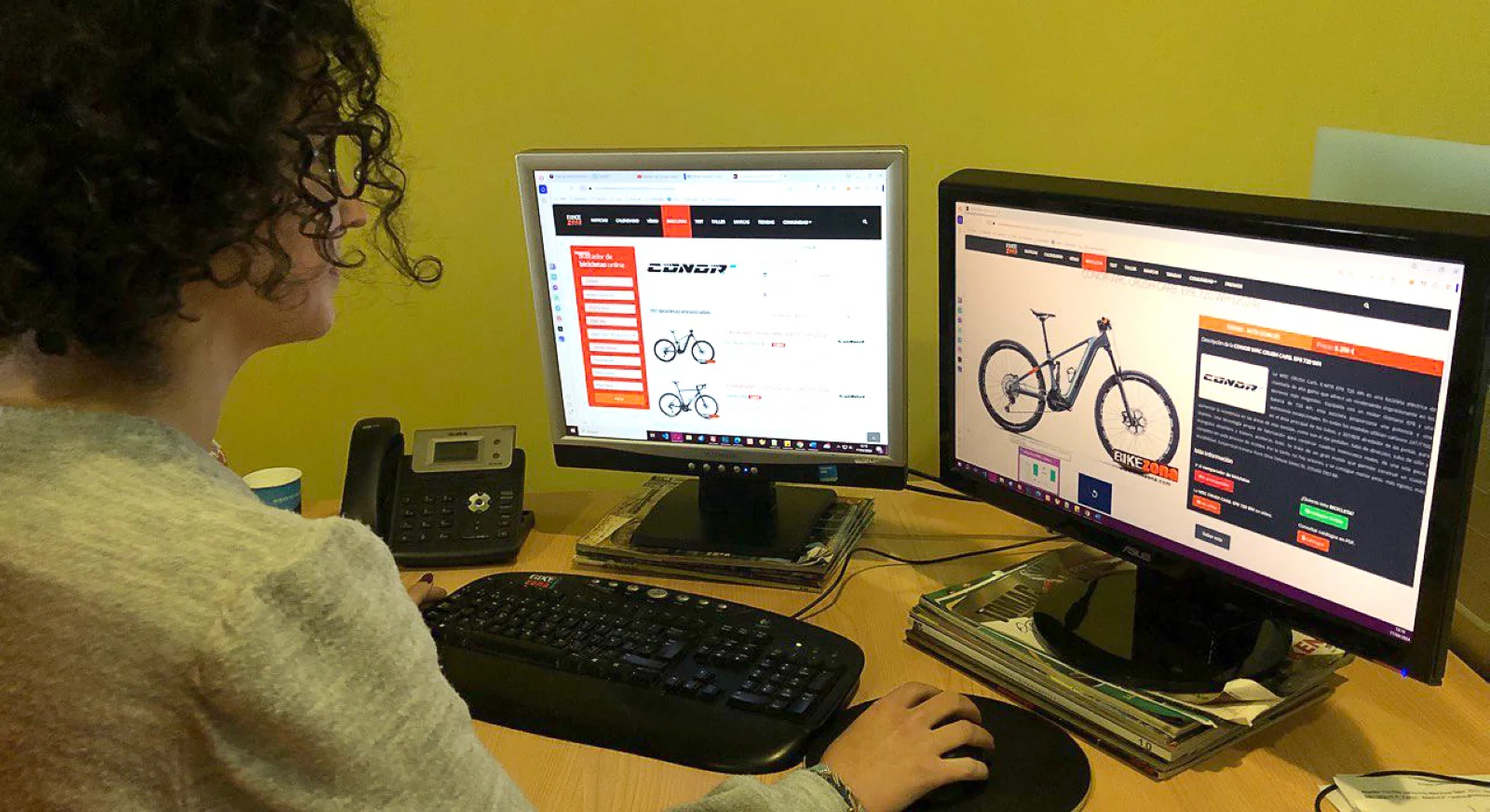 Las páginas web son la principal fuente de información en el proceso de compra de una bicicleta