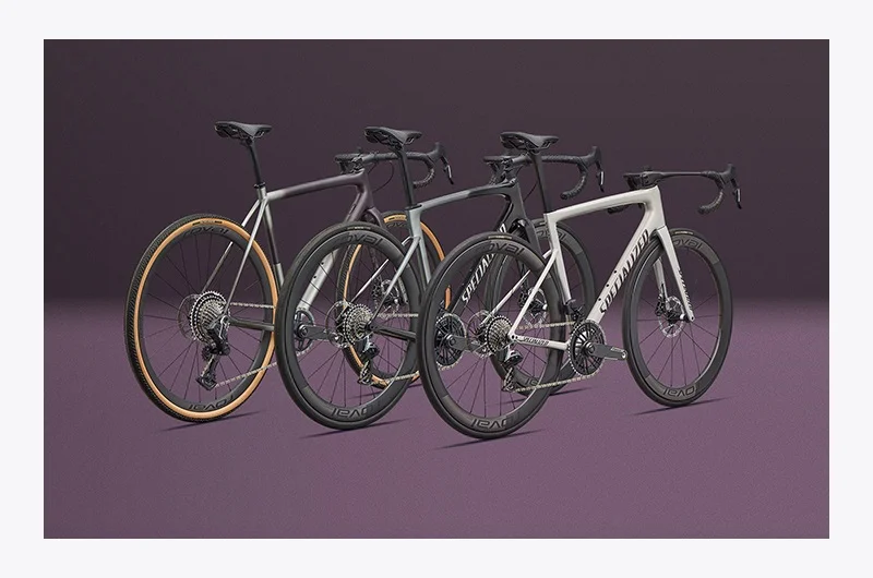 Las Specialized Tarmac, Crux y Roubaix ya con los nuevos  Sram Force y Rival AXS