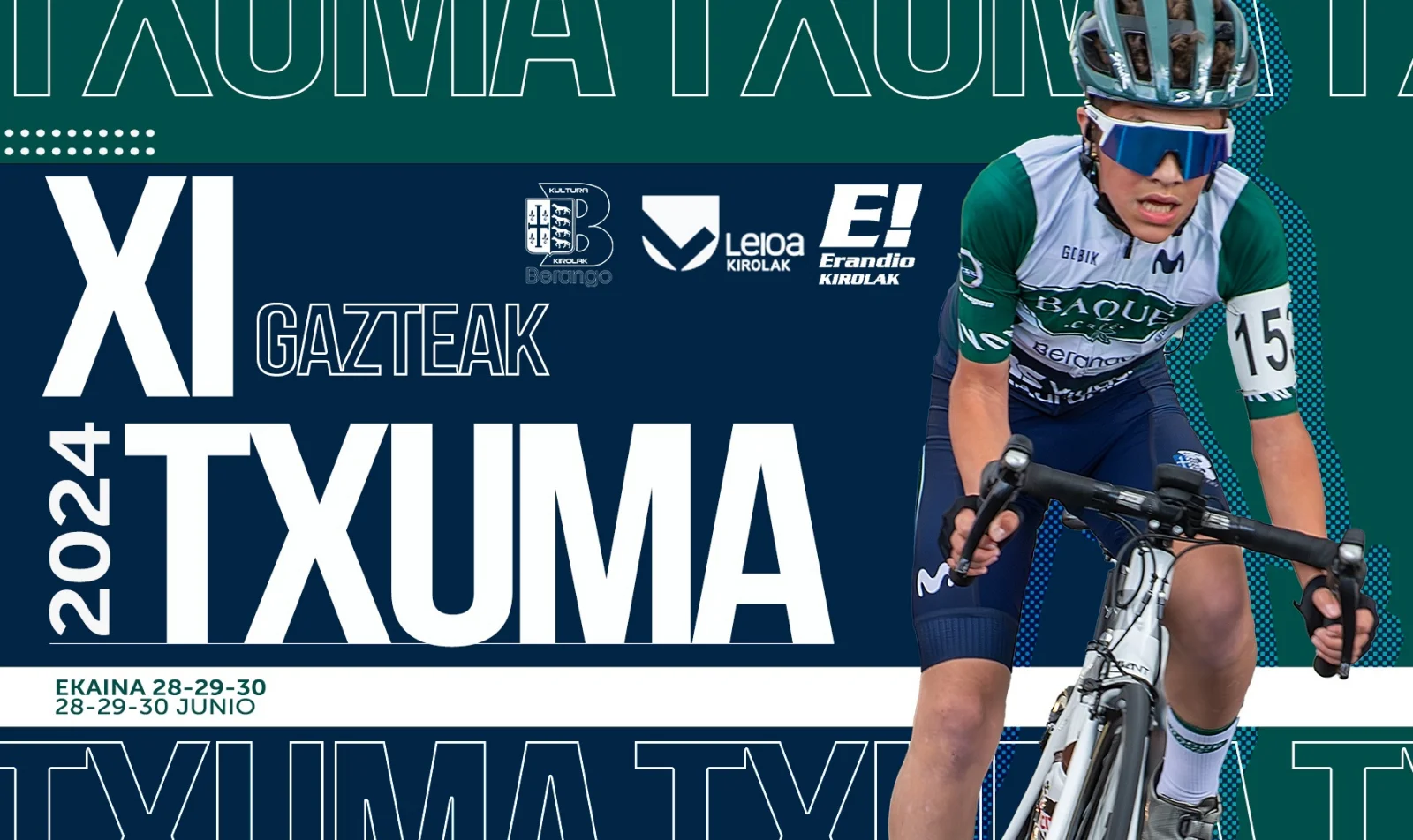 Erandio, Leioa y Berango se preparan para recibir a los mejores ciclistas cadetes en el Memorial Txuma 2024