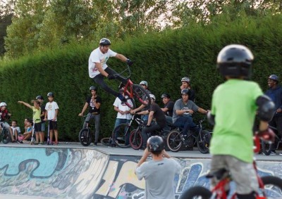 Leioa celebró la IV BMX Old School Reunión 