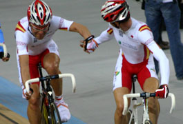 Carles Torrent y Joan Llaneras, segundos en Madison de la Copa del Mundo